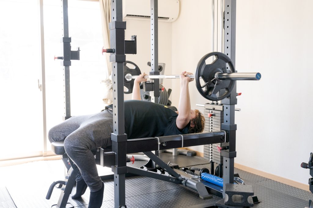 トレーニングをしている様子